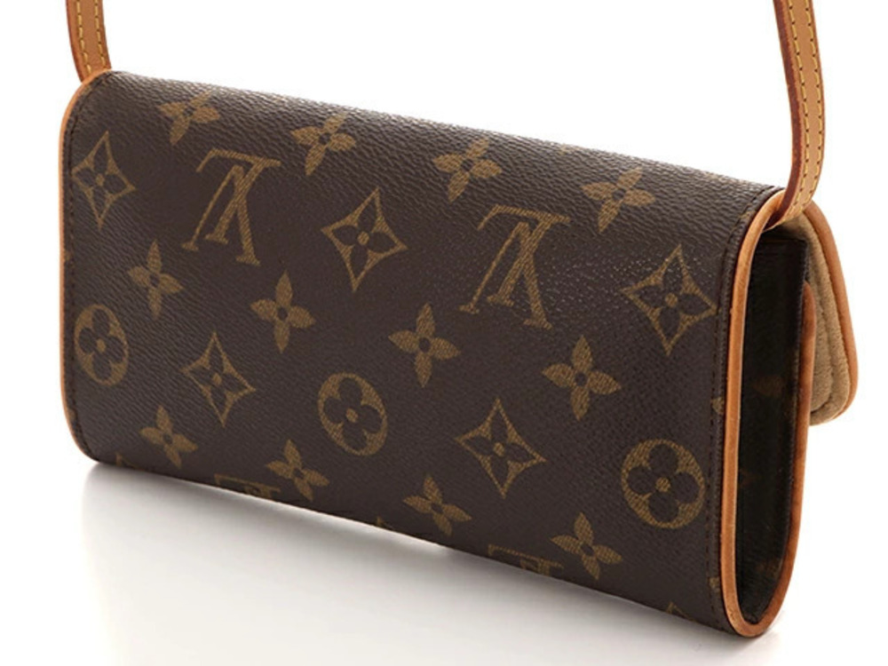 Louis Vuitton Twin Bag Waist Monogram Pochette Brown